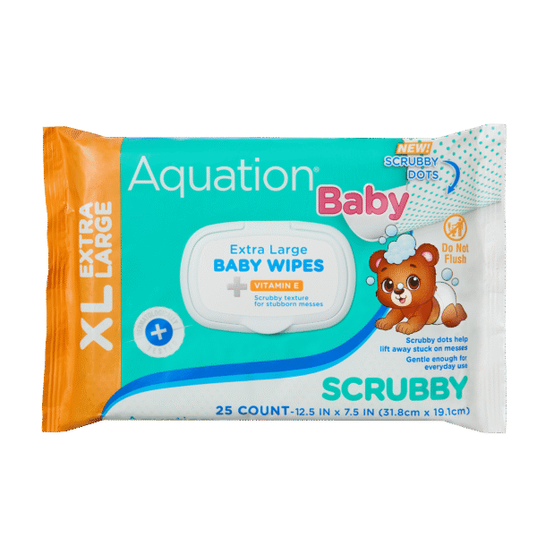 Aquation Baby XL Scrubby Wipes