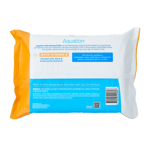 Aquation XL Soothe Body Wipes