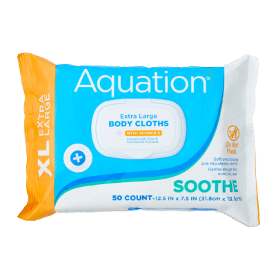 Aquation XL Soothe Body Wipes